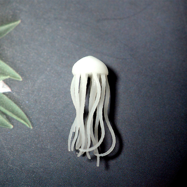 

PandaHall Sealife Model, UV Resin Filler, Epoxy Resin Jewelry Making, Jellyfish, White, 2x0.7cm Resin Others White