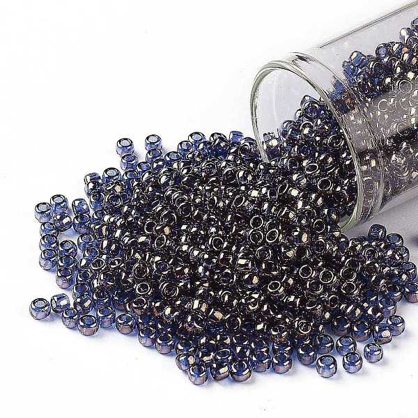 

PandaHall TOHO Round Seed Beads, Japanese Seed Beads, (325) Gold Luster Light Tanzanite, 8/0, 3mm, Hole: 1mm, about 222pcs/10g Glass Purple