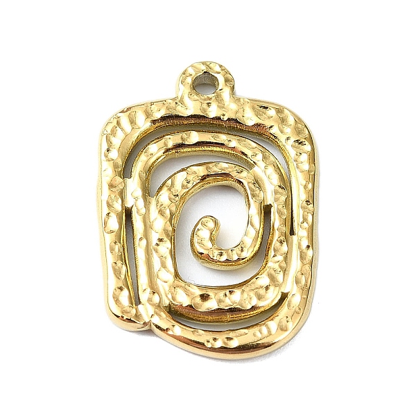

PandaHall Ion Plating(IP) 304 Stainless Steel Pendants, Real 18K Gold Plated, Rectangle, 23x16x2mm, Hole: 1.5mm 304 Stainless Steel...
