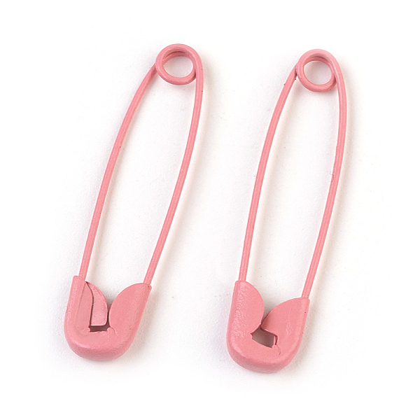 

PandaHall Iron Safety Pins, Hot Pink, 30x7x2mm, Pin: 0.7mm Iron Pink