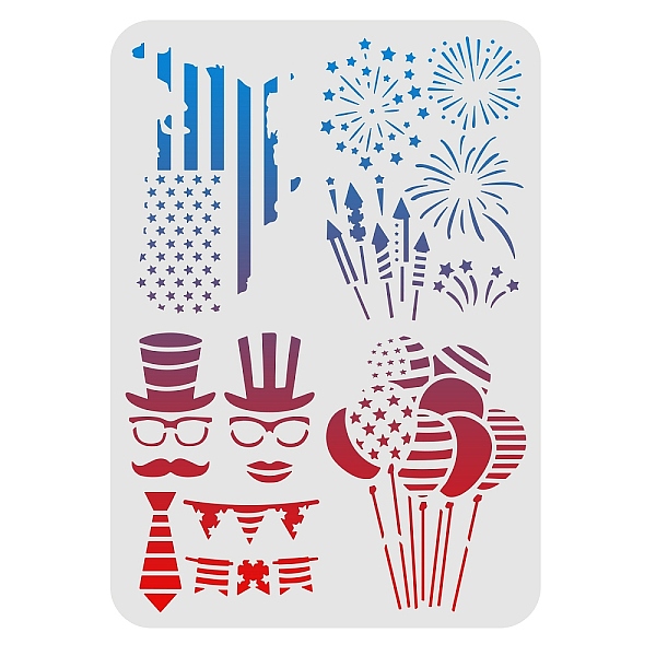 

PandaHall Large Plastic Reusable Drawing Painting Stencils Templates, for Painting on Scrapbook Fabric Tiles Floor Furniture Wood, Rectangle...