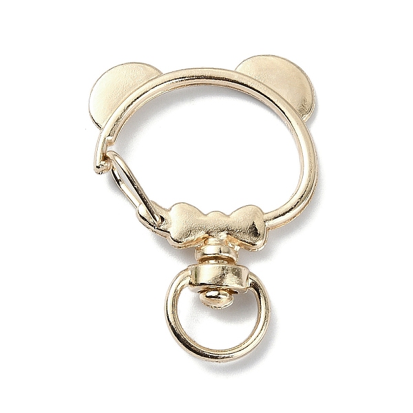 

PandaHall Alloy Swivel Clasps, Bear, Light Gold, 3.6x2.65cm Alloy Bear