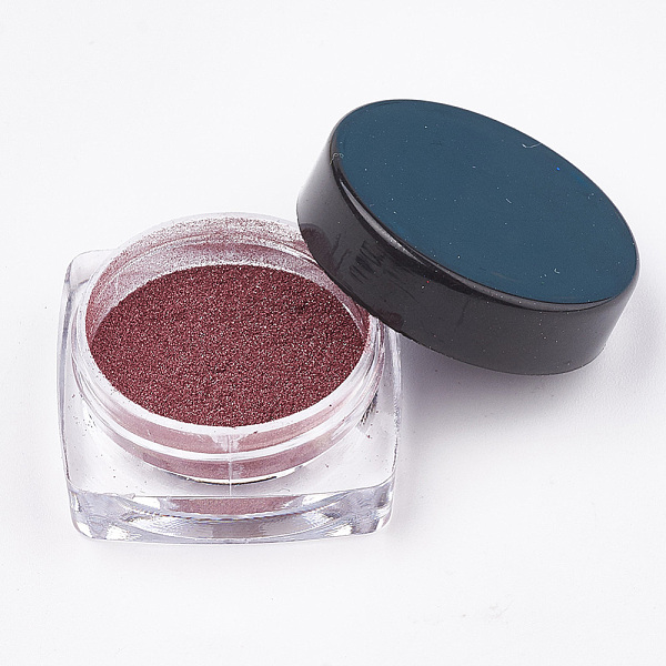 

PandaHall Chrome Nail Chrome Powder, Shinning Mirror Effect, Indian Red, 29.5x29.5x14.5mm Pigment Others Red