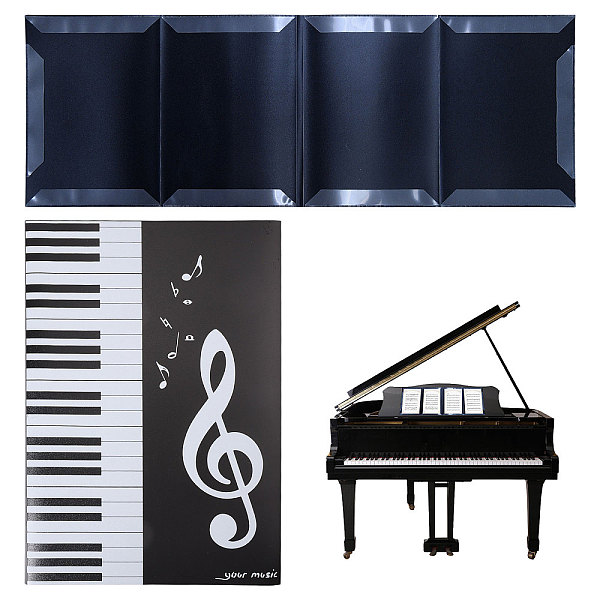 Pochette plastique PP pour partitions de piano d'une page