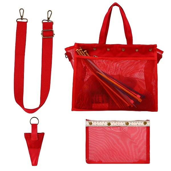 PVC Shoulder Yarn Storage Bag