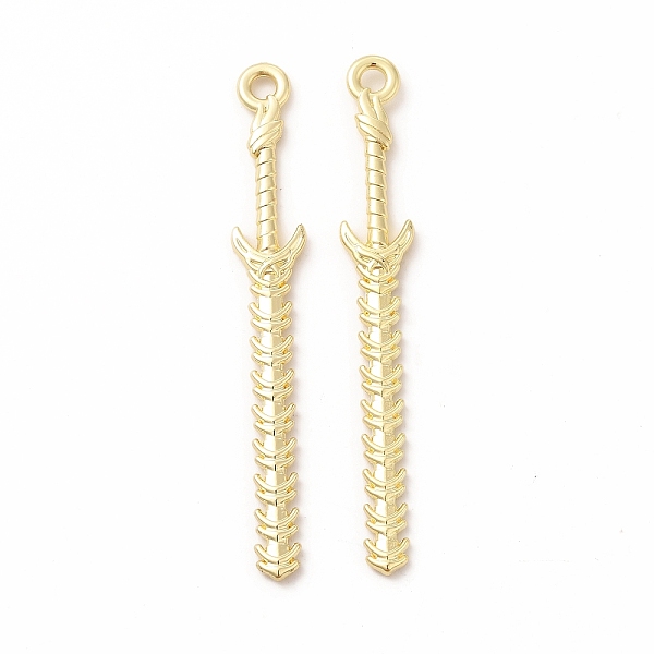 

PandaHall Rack Plating Alloy Big Pendants, Cadmium Free & Nickel Free & Lead Free, Mace Charm, Golden, 71x10x3mm, Hole: 3mm Alloy Others