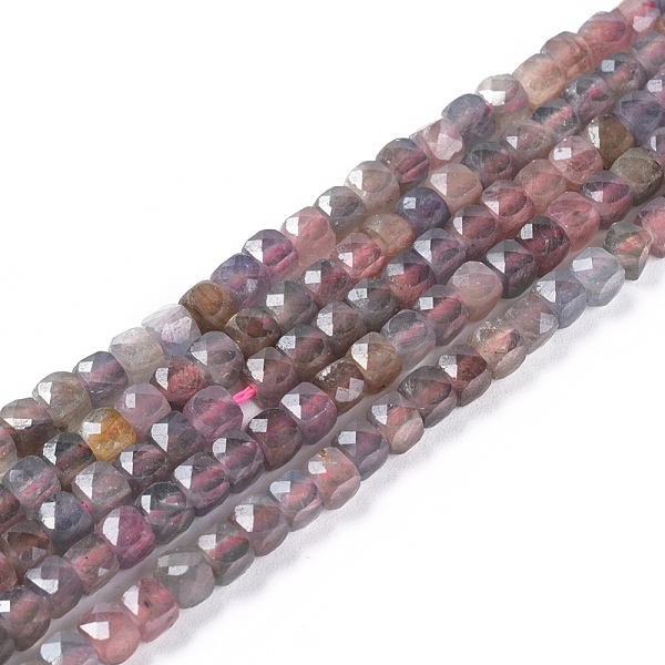 

PandaHall Natural Ruby/Red Corundum Beads Strands, Faceted, Cube, 3.5~4x3.5~4x3.5~4mm, Hole: 0.6~0.8mm, about 98~105pcs/strand, 15.35 inch...