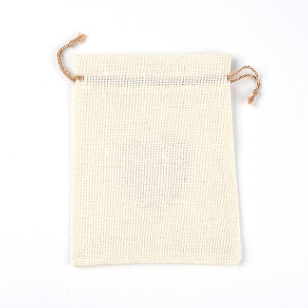 

PandaHall Jute Blank DIY Craft Drawstring Bag, Rectangle with Heart Pattern, for Valentine Birthday Wedding Party Candy Wrapping, Moccasin..., Orange