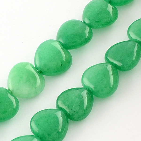 

PandaHall Dyed Natural Malaysia Jade Bead Strands, Medium Spring Green, 10x10x5mm, Hole: 1mm, about 40pcs/strand, 15.3 inch Malaysia Jade...