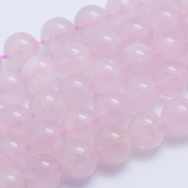 PandaHall Natural Brazil Rose Quartz Beads Strands, Round, 10mm, Hole: 1mm, about 39pcs/strand, 15.3 inch(39cm) Rose Quartz Round PandaHall Natural Brazil Rose Quartz Beads Strands, Round, 10mm, Hole: 1mm, about 39pcs/strand, 15.3 inch(39cm) Rose Quartz Round