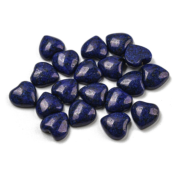 

PandaHall Dyed Natural Lapis Lazuli Cabochons, Heart, 8x8x3.5mm Lapis Lazuli Heart