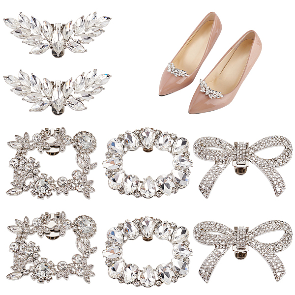 8Pcs 4 Styles Alloy… - image