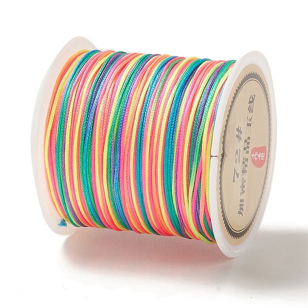 50 Yards Segment Dyed Nylon Chinese Knot Cord