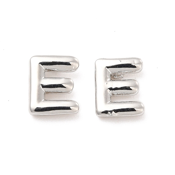 

PandaHall Brass Hollow Out Initial Letter Stud Earrings for Women, Platinum, Lead Free & Cadmium Free, Letter.E, 7x3.5x1.5mm, Pin: 0.8mm...