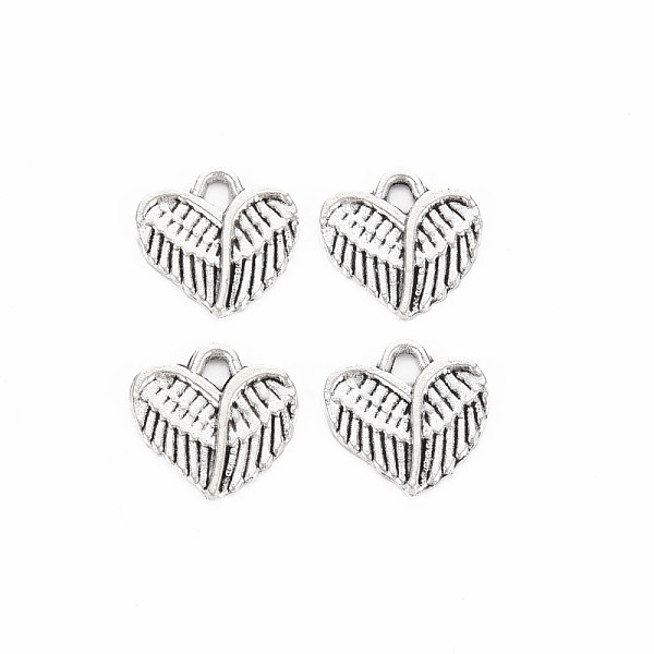 

PandaHall Tibetan Style Alloy Charms, Cadmium Free & Lead Free, Heart, Antique Silver, 12.5x12.5x1.5mm, Hole: 1.8mm, about 1630pcs/1000g...