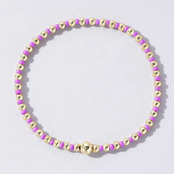

PandaHall Bohemian Style Seed Beaded & Pearl Stretch Bracelet for Women Seed Beads