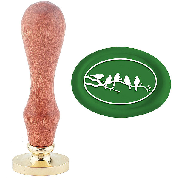 

PandaHall Wax Seal Stamp Set, Sealing Wax Stamp Solid Brass Head, Wood Handle Retro Brass Stamp Kit Removable, for Envelopes Invitations...