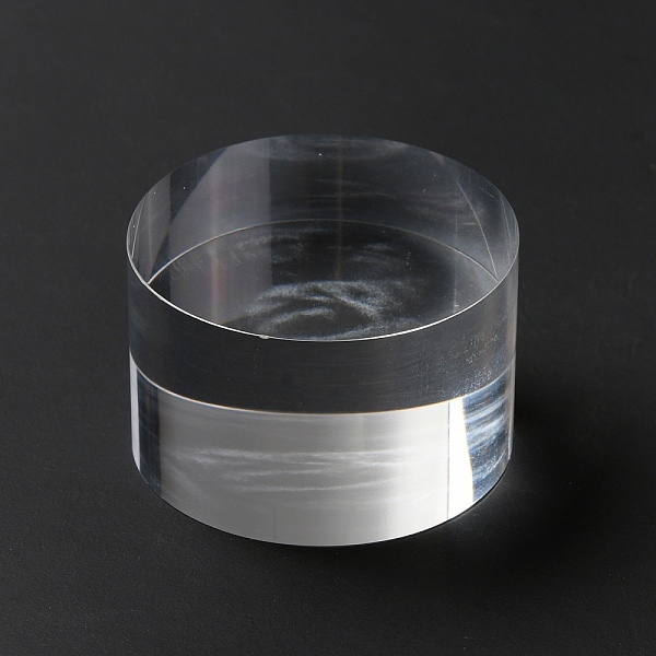 

PandaHall Column Transparent Acrylic Jewelry Display Pedestals, for Small Jewelry, Cosmetic Showing, Clear, 4x2.5cm Acrylic Column Clear