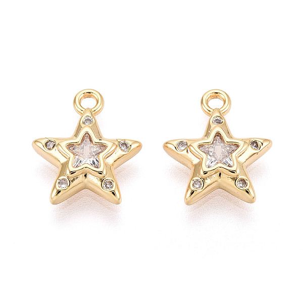 Brass Micro Pave Cu… - image