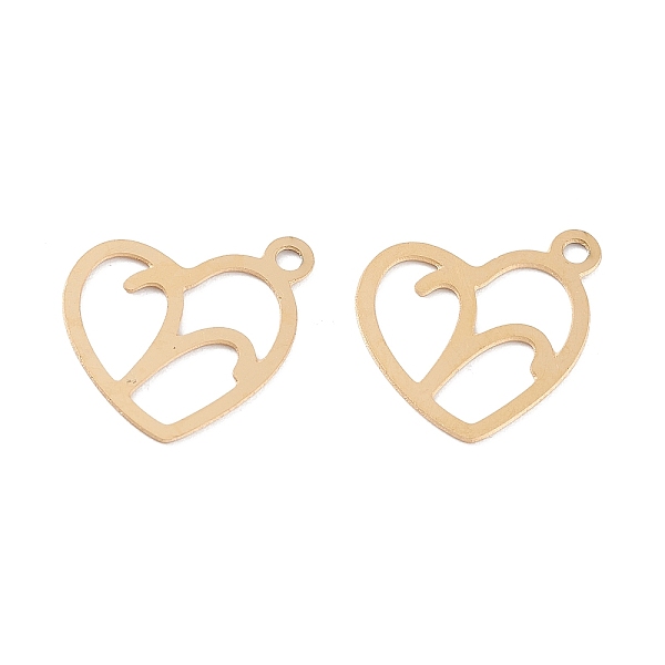 

PandaHall Vacuum Plating 304 Stainless Steel Pendants, Laser Cut, Heart with Constellation, Real 18K Gold Plated,, Aries, 15.5x12.5x0.6mm...