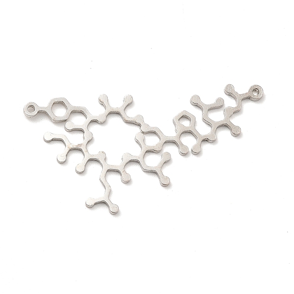 

PandaHall 201 Stainless Steel Pendants, Molecular Structure Charms, Stainless Steel Color, 25.5x42x1mm, Hole: 1mm 201 Stainless Steel Others