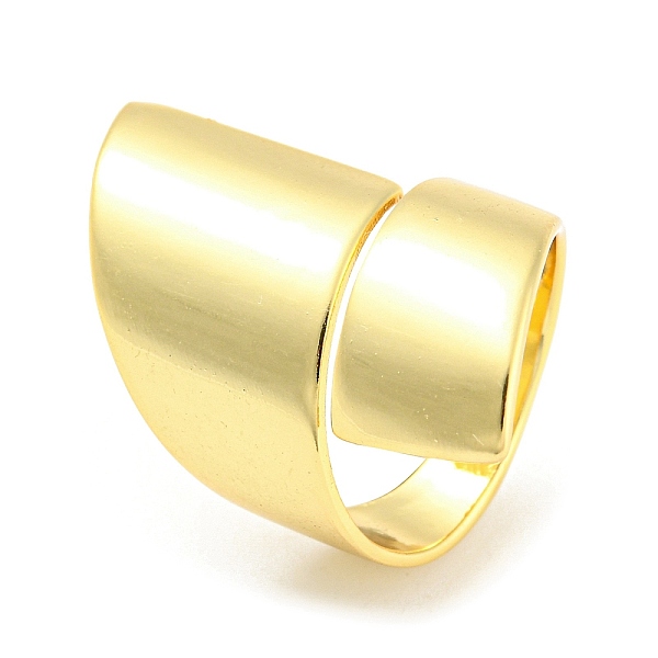 

PandaHall Rack Plating Brass Twist Open Cuff Rings, Long-Lasting Plated, Lead Free & Cadmium Free, Real 18K Gold Plated, US Size 7 1/4...