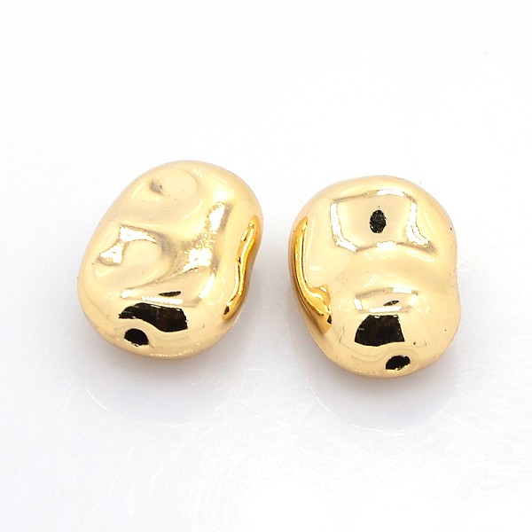 

PandaHall Nickel Free & Lead Free Golden Plated Alloy Love Bean Beads, Long-Lasting Plated, Golden, 15x11x6mm, Hole: 2mm Alloy Vegetables