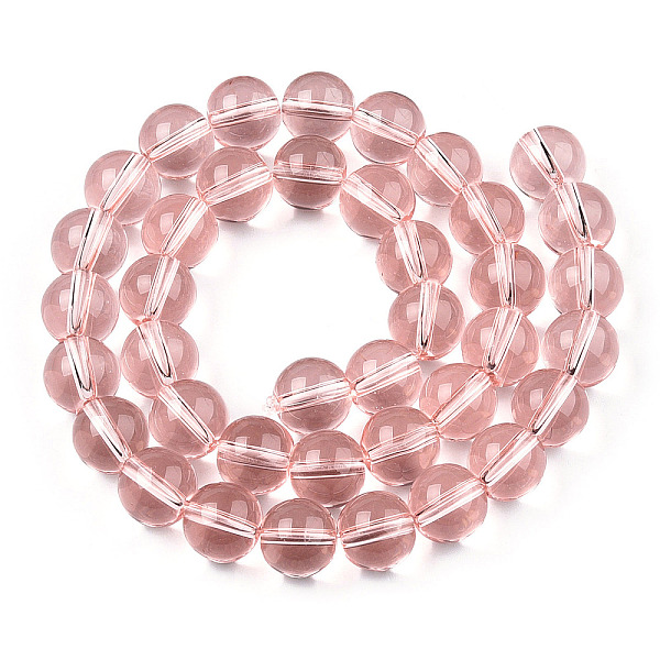 Transparent Glass Beads Strands