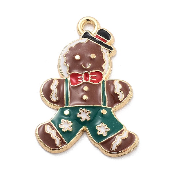 クリスマステーマ合金エナメルペンダント