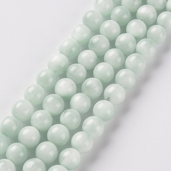 

PandaHall Glass Beads Strands, Round, 6mm, Hole: 0.7mm, about 63pcs/strand, 15.16''(38.5cm) Glass Round