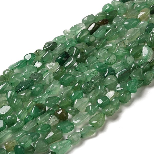 

PandaHall Natural Green Aventurine Beads Strands, Nuggets, 8~14x6~8x4~8mm, Hole: 1mm, about 46~48pcs/strand, 39~39.5cm Green Aventurine...
