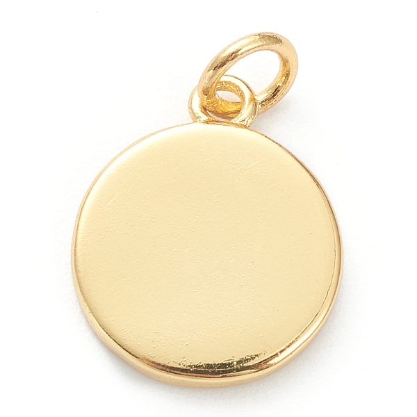 

PandaHall Brass Enamel Pendants, Long-Lasting Plated, Real 18K Gold Plated, Flat Round with Heart, Pink, 14x11.5x2mm, Hole: 3mm Brass+Enamel...
