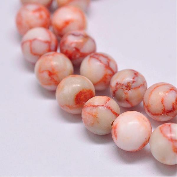 Natural Red Netstone Beads Strands