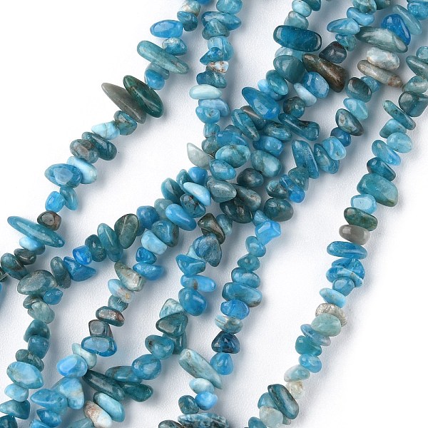 

PandaHall Natural Apatite Beads Strands, Chip, 1.5~4.5x3~13x2.5~8mm, Hole: 0.6mm, 30.94~31.97 inch(78.6~81.2cm) Apatite Chip