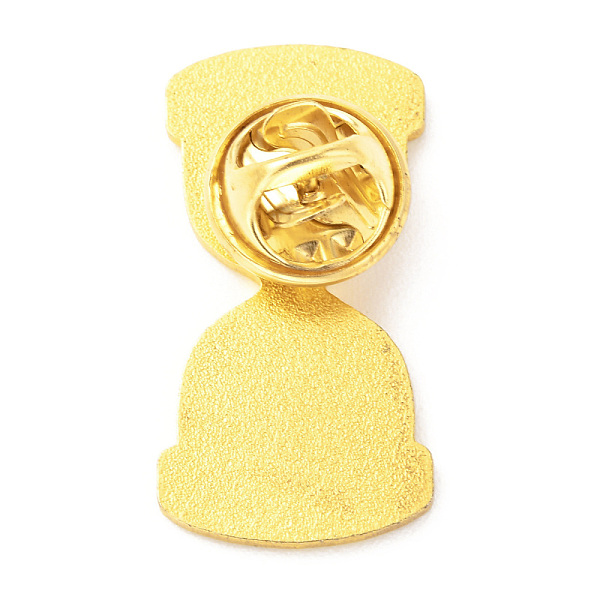 

PandaHall Alloy Enamel Brooches, Enamel Pin, with Butterfly Clutches, Sand Clock with Spaceman, Word Time To Explore, Golden, Colorful...