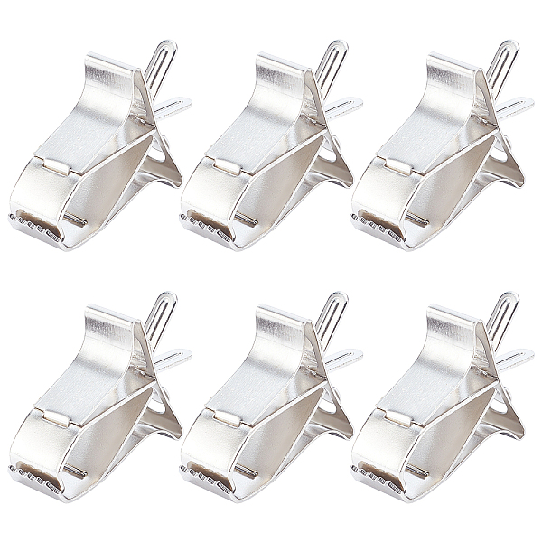 

PandaHall Zinc Alloy Clip, for Bird, Pet Supplies, Cadmium Free & Lead Free, Platinum, 48x32x14mm Alloy Others
