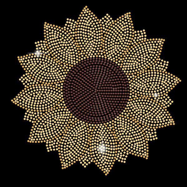 

PandaHall Glass Hotfix Rhinestone, Iron on Appliques, Costume Accessories, for Clothes, Bags, Pants, Sunflower, 297x210mm Glass Rhinestone...