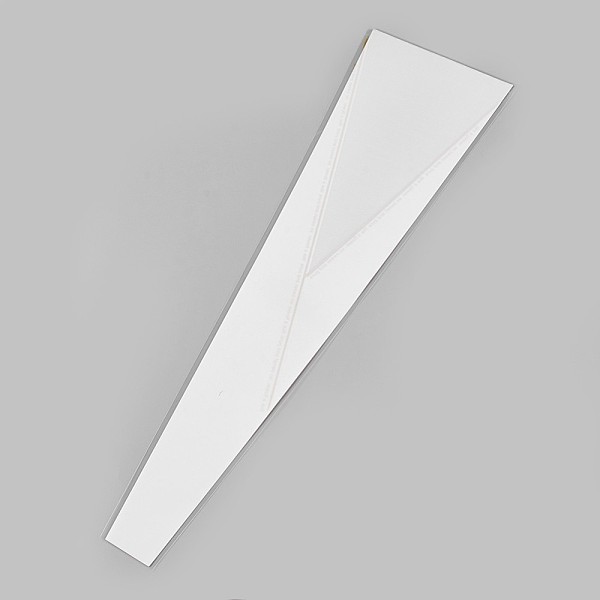

PandaHall Flower Wrapping Paper Single Rose Packaging Bag, White, 45x4~13cm Plastic None White