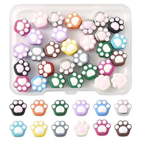 30Pcs Alloy Bead