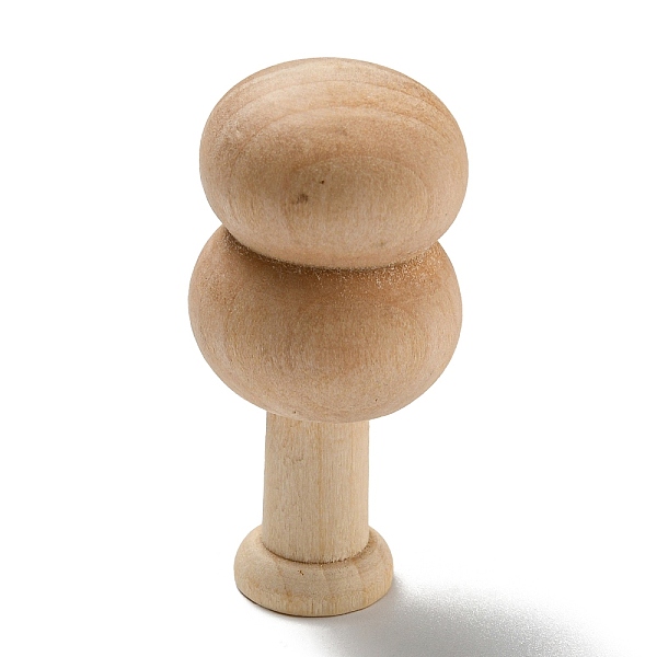 

PandaHall Schima Superba Wooden Mushroom Children Toys, Unfinished Wooden Tree Figures for Arts Painted Easter Decoration, BurlyWood..., Orange