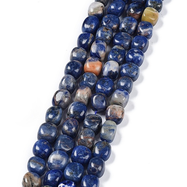 

PandaHall Natural Sodalite Beads Strands, Nuggets Tumbled Stone, 6.5~15x7~14x7~14mm, Hole: 1~1.4mm, about 32~33pcs/strand, 15.16~ 15.75 inch...