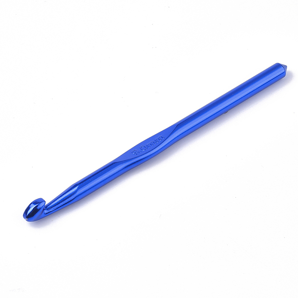 

PandaHall Aluminum Crochet Hooks, Blue, 150x11x9mm, Pin: 9mm Aluminum Blue