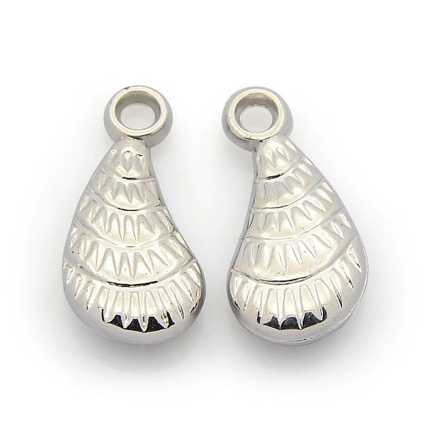 CCB Plastic Teardrop Pendants