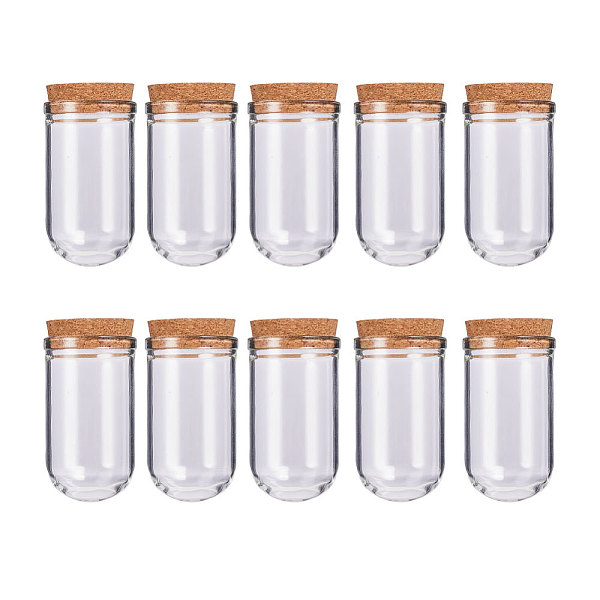 PandaHall BENECREAT 32 Pack 15ml Glass Jars Bottles Decoration Bottles with Cork Stoppers for Party Favors, Arts, Small Projects and DIY...
