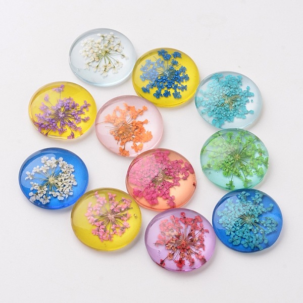 Handmade Glass Flat Back Cabochons