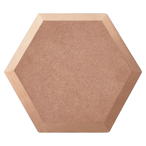 

PandaHall MDF Wood Boards, Ceramic Clay Drying Board, Ceramic Making Tools, Hexagon, Tan, 17x19.7x1.5cm MDF Hexagon Orange
