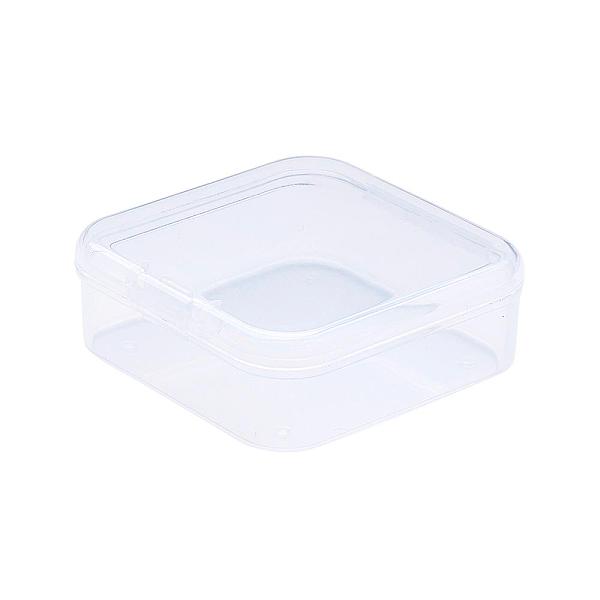 

PandaHall Square Plastic Bead Storage Containers, Clear, 5.4x5.3x2cm, Inner Size: 5.1x5.05x1.5cm Plastic Square Clear