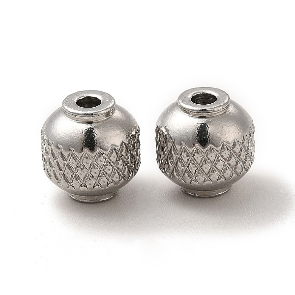 

PandaHall 201 Stainless Steel Beads, Lantern, Stainless Steel Color, 8.3x8.2mm, Hole: 1.6mm 201 Stainless Steel Lantern