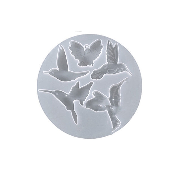 

PandaHall Birds Theme Wind Chime Pendant Mold, for DIY Pendant Decorate, Epoxy Resin Jewelry Making, Round, 162x12mm, Inner Diameter...