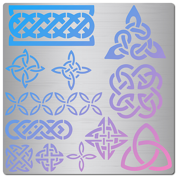 

PandaHall Stainless Steel Cutting Dies Stencils, for DIY Scrapbooking/Photo Album, Decorative Embossing DIY Paper Card, Matte Stainless...